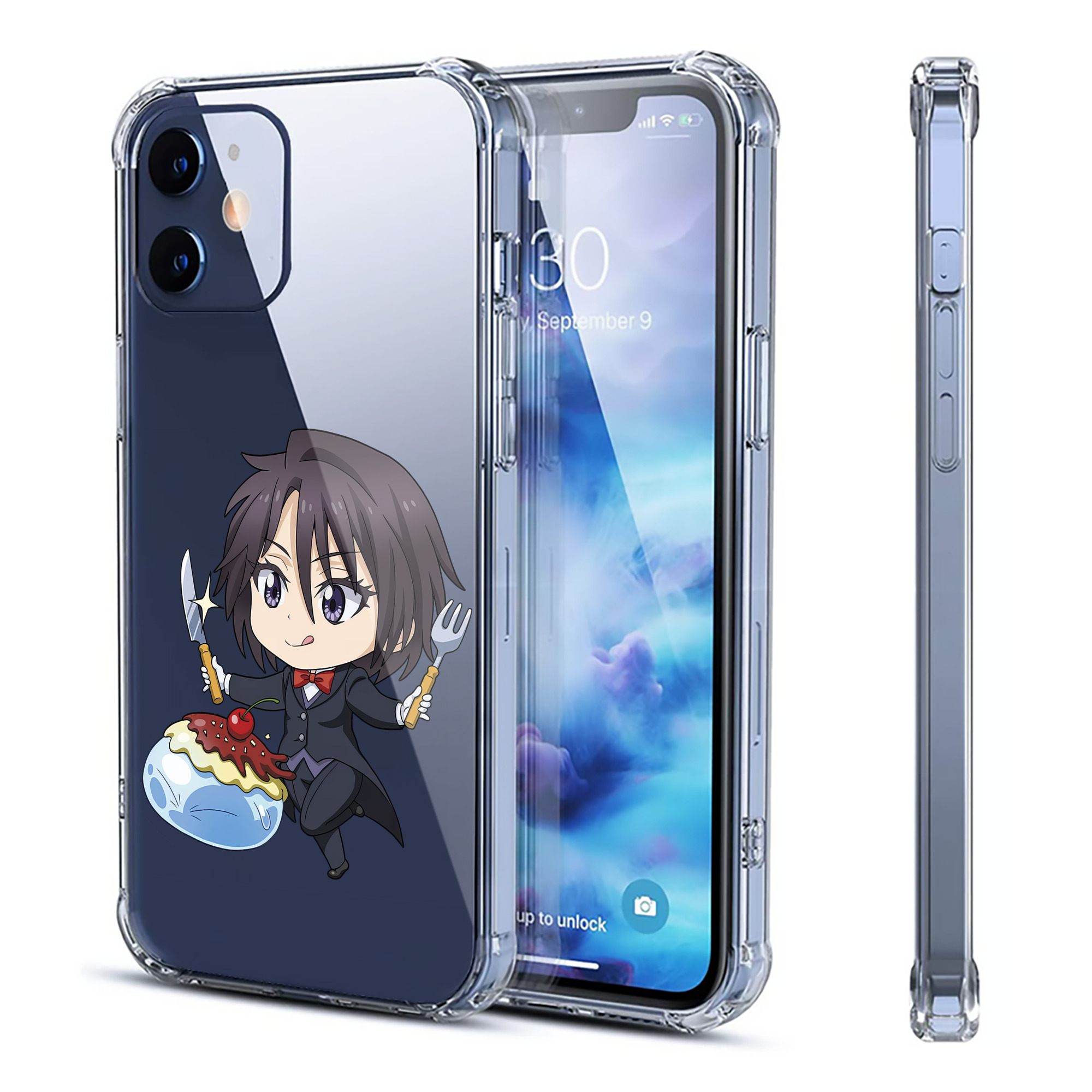 （画像用） 転スラ Regarding Reincarnated to Slime 【iPhone 12シリーズ対応】透明スマホケース（クリアソフトケース）